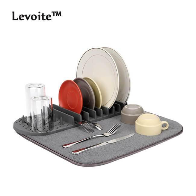Dish Drying Rack and Mats- Limited Offer levoite