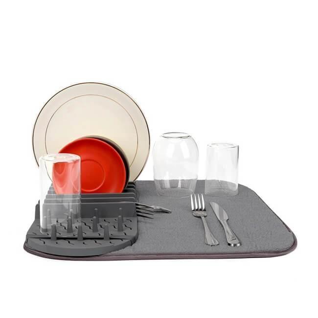 Dish Drying Rack and Mats For Kitchen Countertop levoite