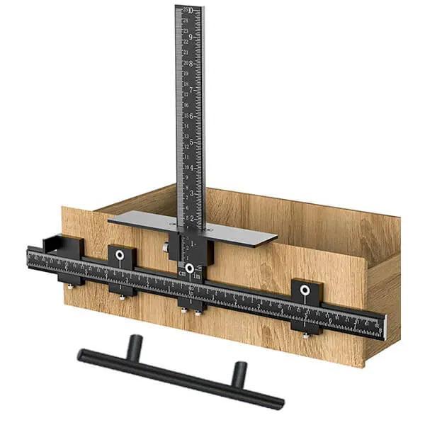 Levoite Pro Cabinet Hardware Jig Adjustable Drill Guide levoite