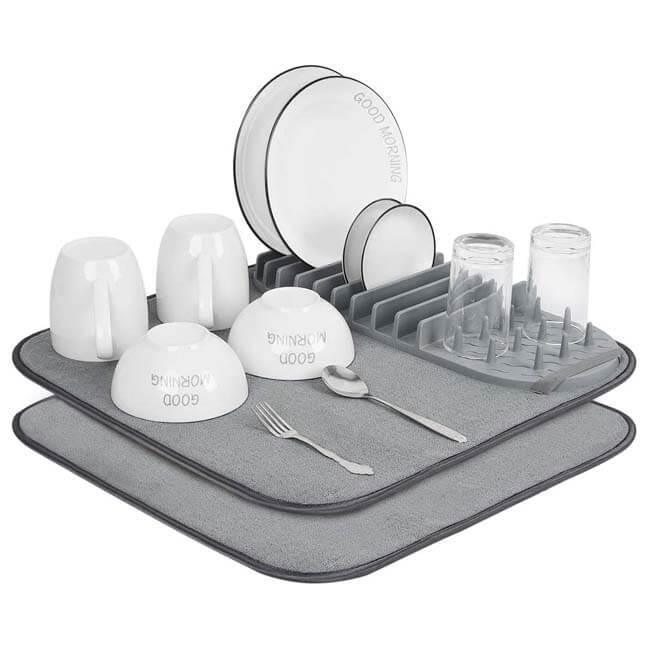 LevoiteDish Drying Rack and Mat levoite