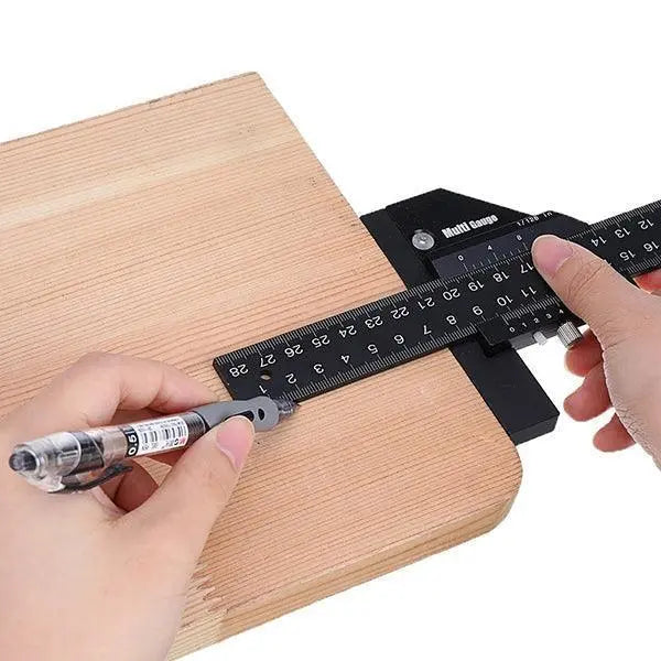 Levoite™ Multifunction Scriber Gauge Measuring Marking Framing Ruler levoite