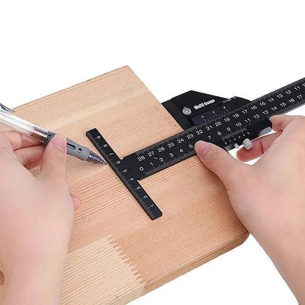 Levoite™ Multifunction Scriber Gauge Measuring Marking Framing Ruler levoite