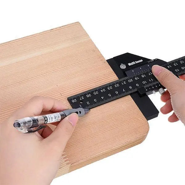 Levoite™ Multifunction Scriber Gauge Measuring Marking Framing Ruler levoite