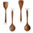 Targehome  Natural Teak Wooden Handmade Nonstick Cooking Utensil Set targehome